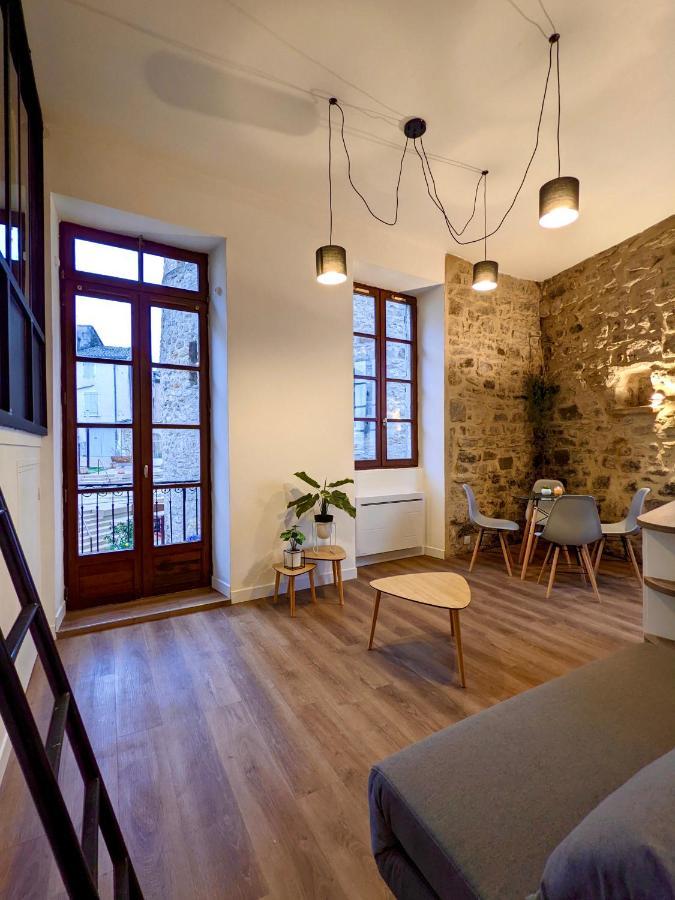 Joli Appartement De Charme Renove En Centre Ville Aubenas Ngoại thất bức ảnh